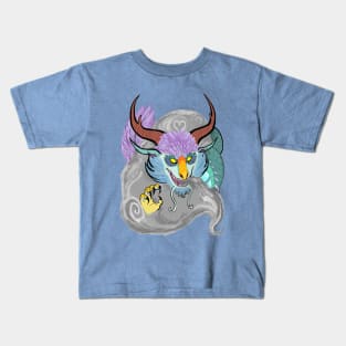Smoke dragon Kids T-Shirt
